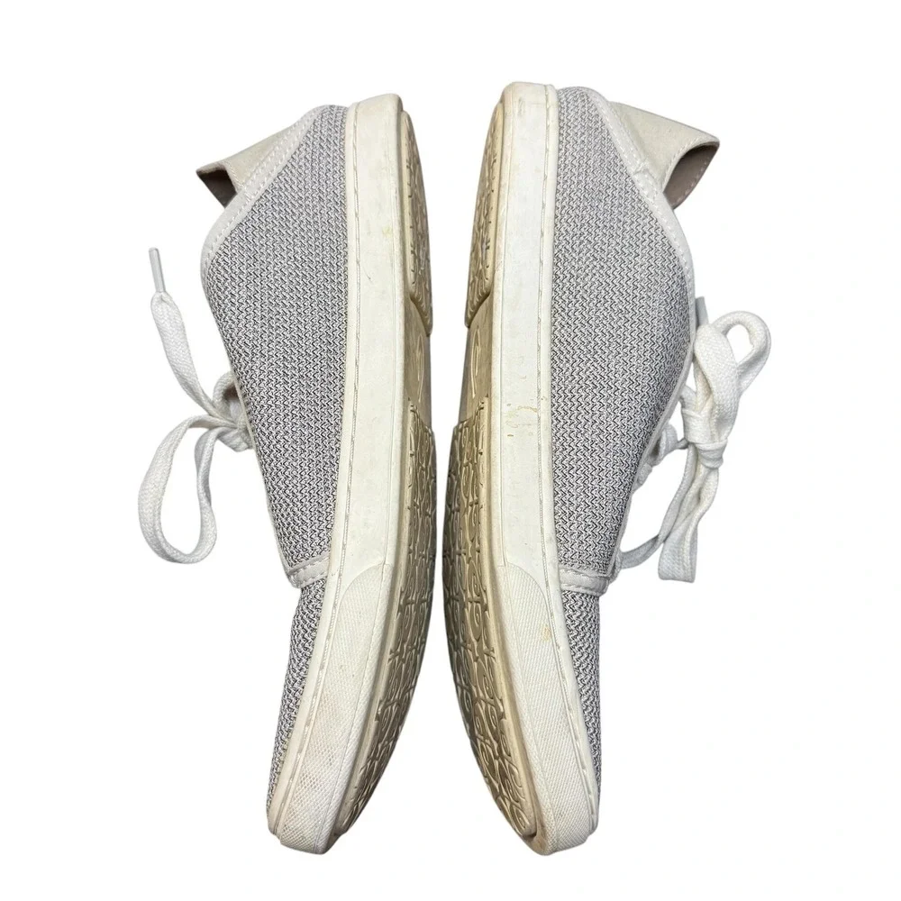OluKai Pehuea Li Shoes Womens Size 8.5 Gray Mesh Lace Up Casual Walking Sneakers